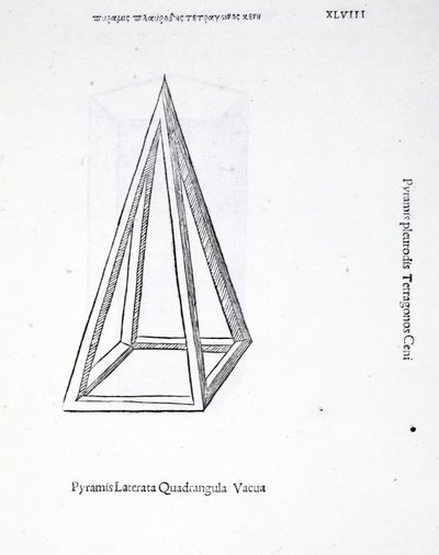 Pyramis laterata quadrangula vacua, Illustration aus 